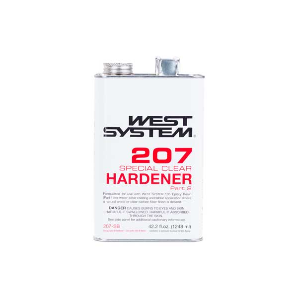 West System 207 Special Clear Coating Hardener Dan Lee Boatbuilding